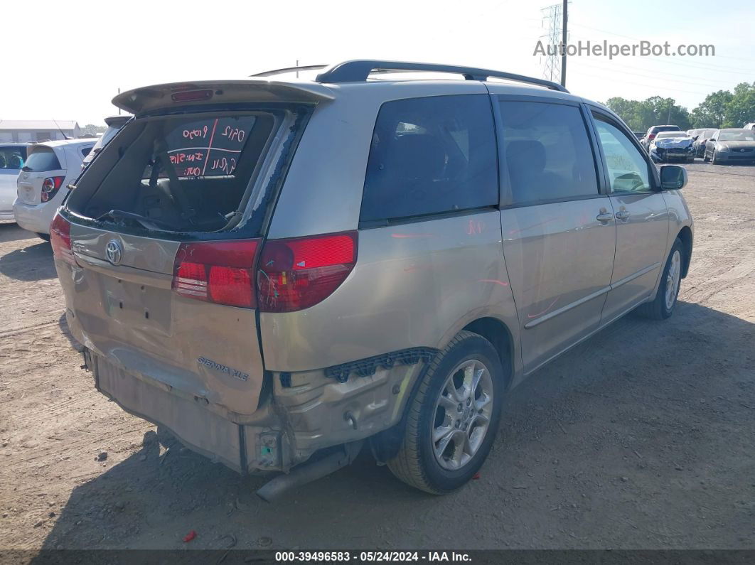 2005 Toyota Sienna Xle Gold vin: 5TDZA22C95S371931