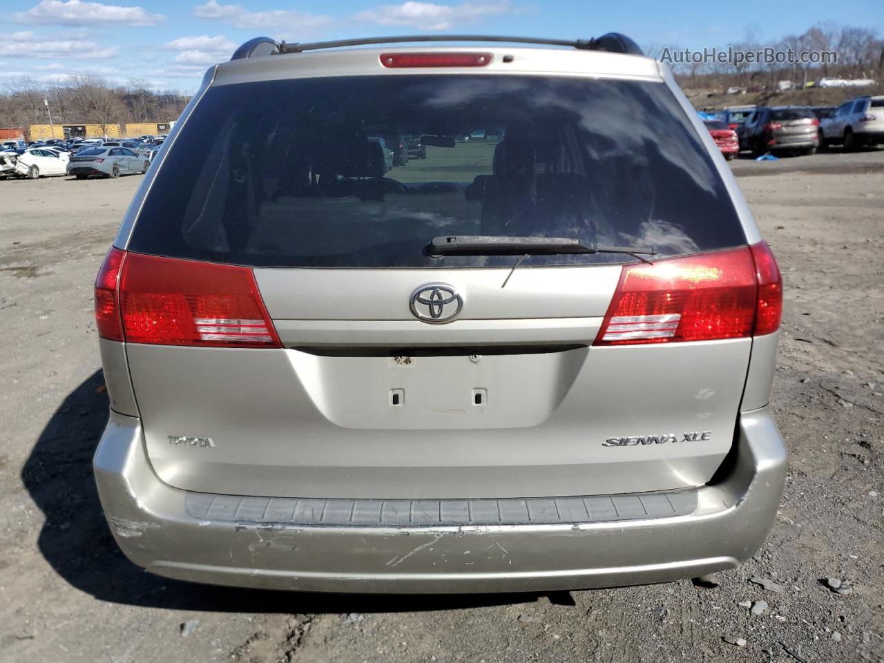 2004 Toyota Sienna Xle Бежевый vin: 5TDZA22CX4S144472