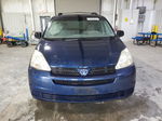 2005 Toyota Sienna Ce Blue vin: 5TDZA23C05S254026