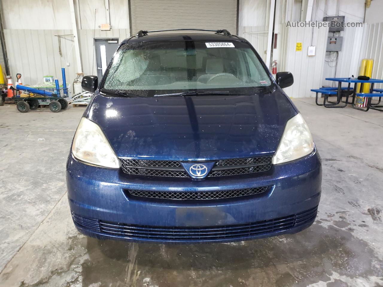 2005 Toyota Sienna Ce Blue vin: 5TDZA23C05S254026