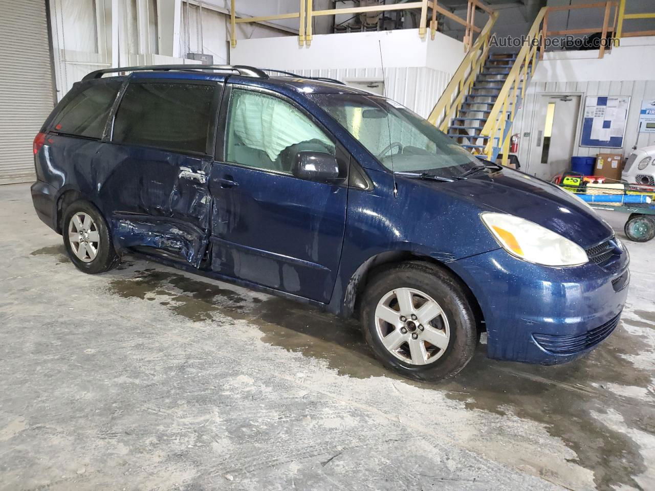 2005 Toyota Sienna Ce Blue vin: 5TDZA23C05S254026