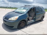 2005 Toyota Sienna Ce Green vin: 5TDZA23C05S354661