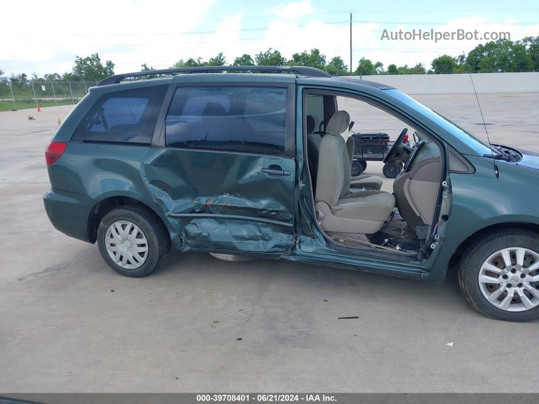 2005 Toyota Sienna Ce Green vin: 5TDZA23C05S354661