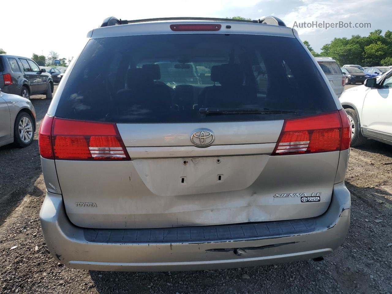 2005 Toyota Sienna Ce Silver vin: 5TDZA23C05S386901