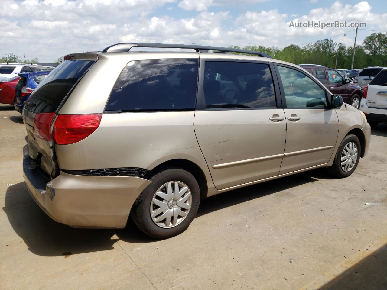 2004 Toyota Sienna Ce Кремовый vin: 5TDZA23C14S011646