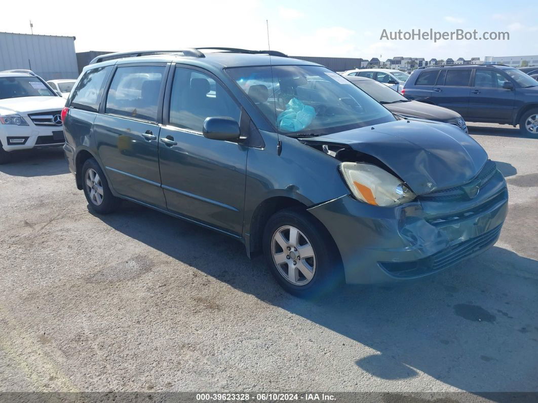 2004 Toyota Sienna Ce Gray vin: 5TDZA23C14S047451