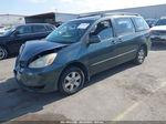 2004 Toyota Sienna Ce Gray vin: 5TDZA23C14S047451