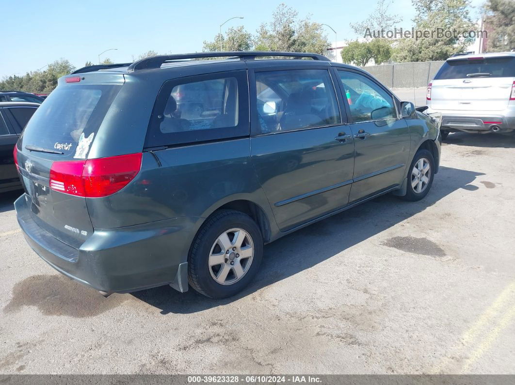 2004 Toyota Sienna Ce Gray vin: 5TDZA23C14S047451