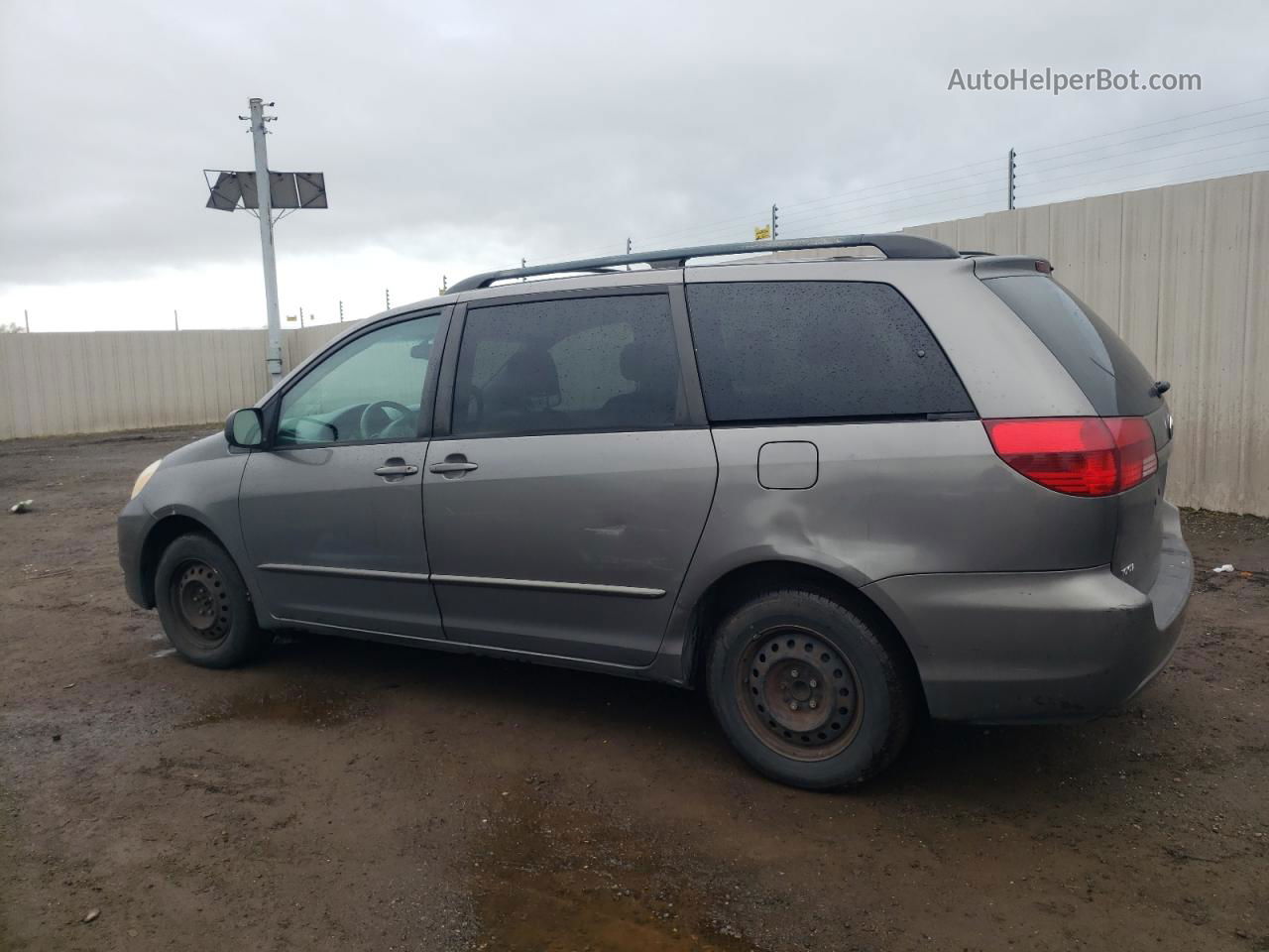 2004 Toyota Sienna Ce Gray vin: 5TDZA23C14S192800