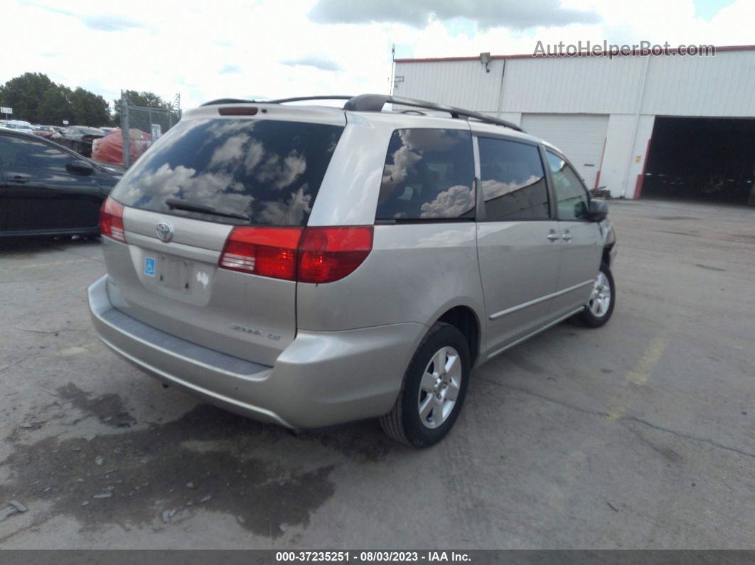 2004 Toyota Sienna Le Желто-коричневый vin: 5TDZA23C14S213564