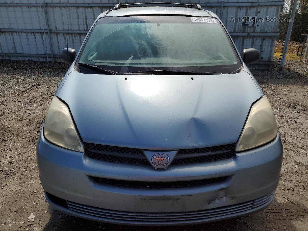 2005 Toyota Sienna Ce Синий vin: 5TDZA23C15S253421