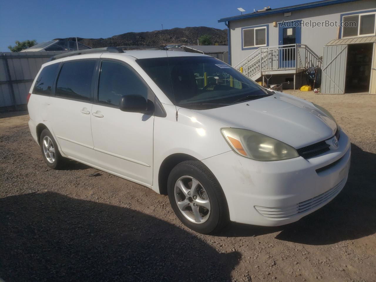 2005 Toyota Sienna Ce Белый vin: 5TDZA23C15S342812