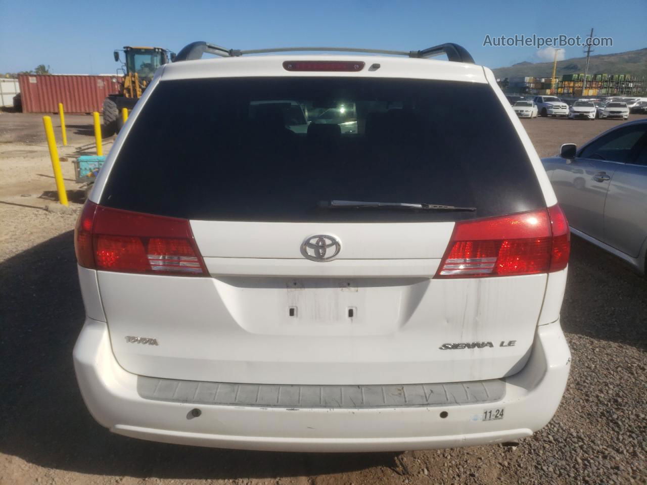 2005 Toyota Sienna Ce White vin: 5TDZA23C15S342812