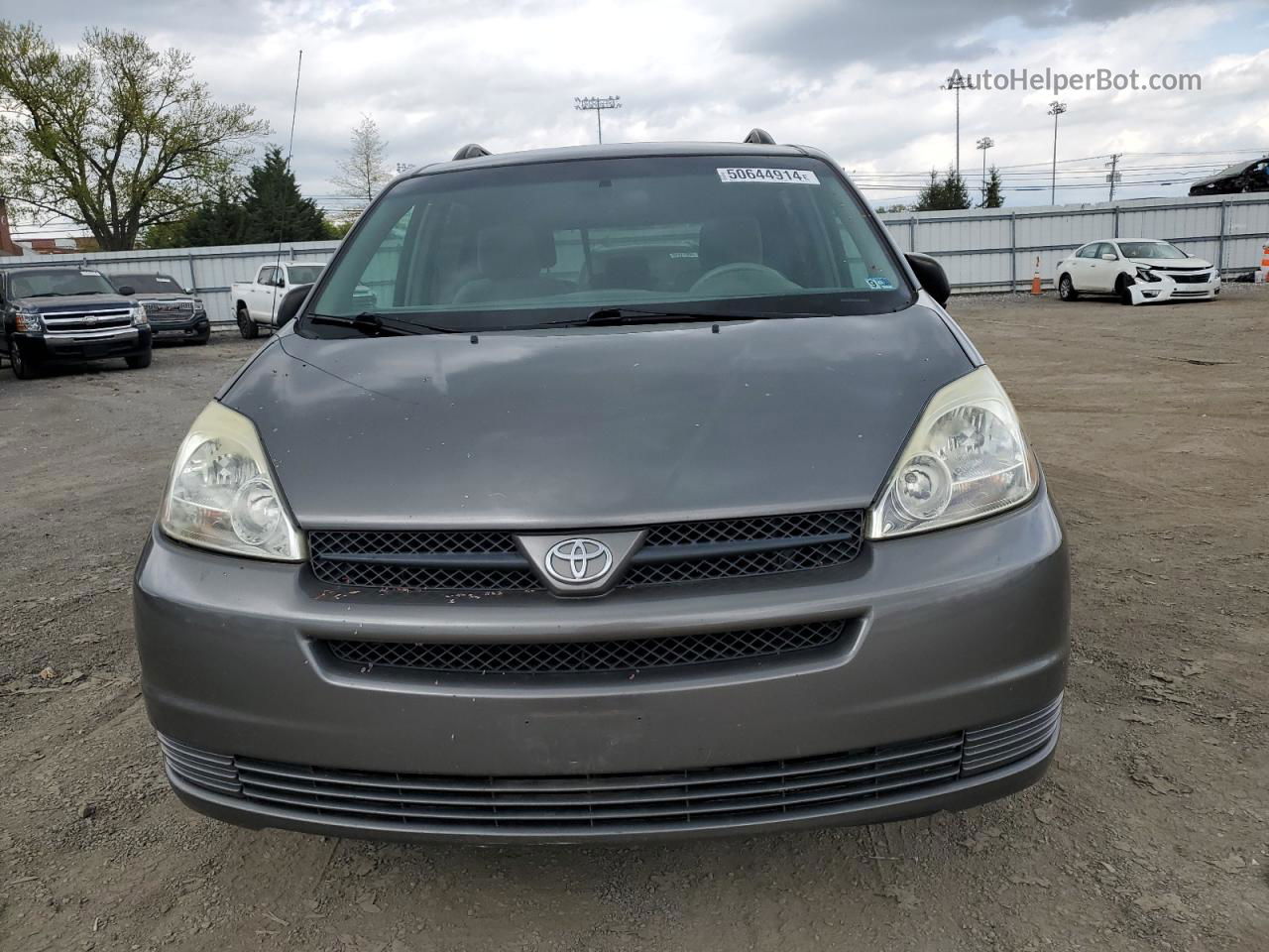 2005 Toyota Sienna Ce Gray vin: 5TDZA23C15S354555