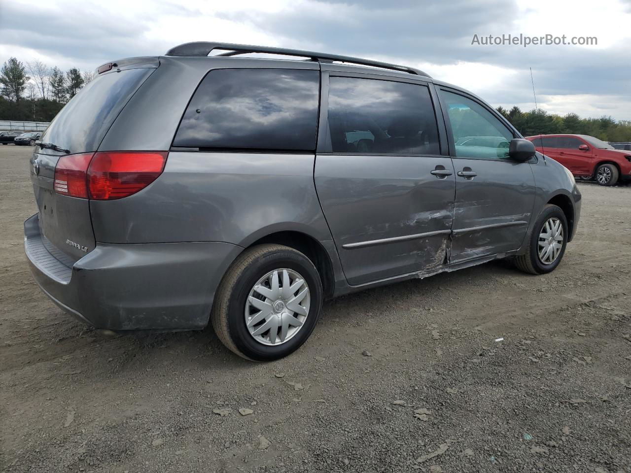 2005 Toyota Sienna Ce Gray vin: 5TDZA23C15S354555