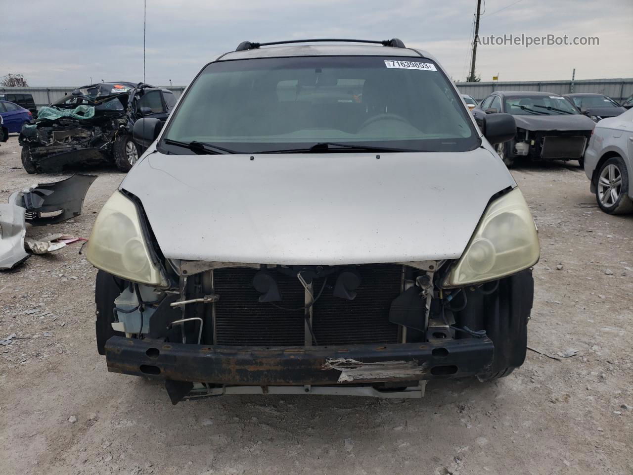 2005 Toyota Sienna Ce Silver vin: 5TDZA23C15S364387