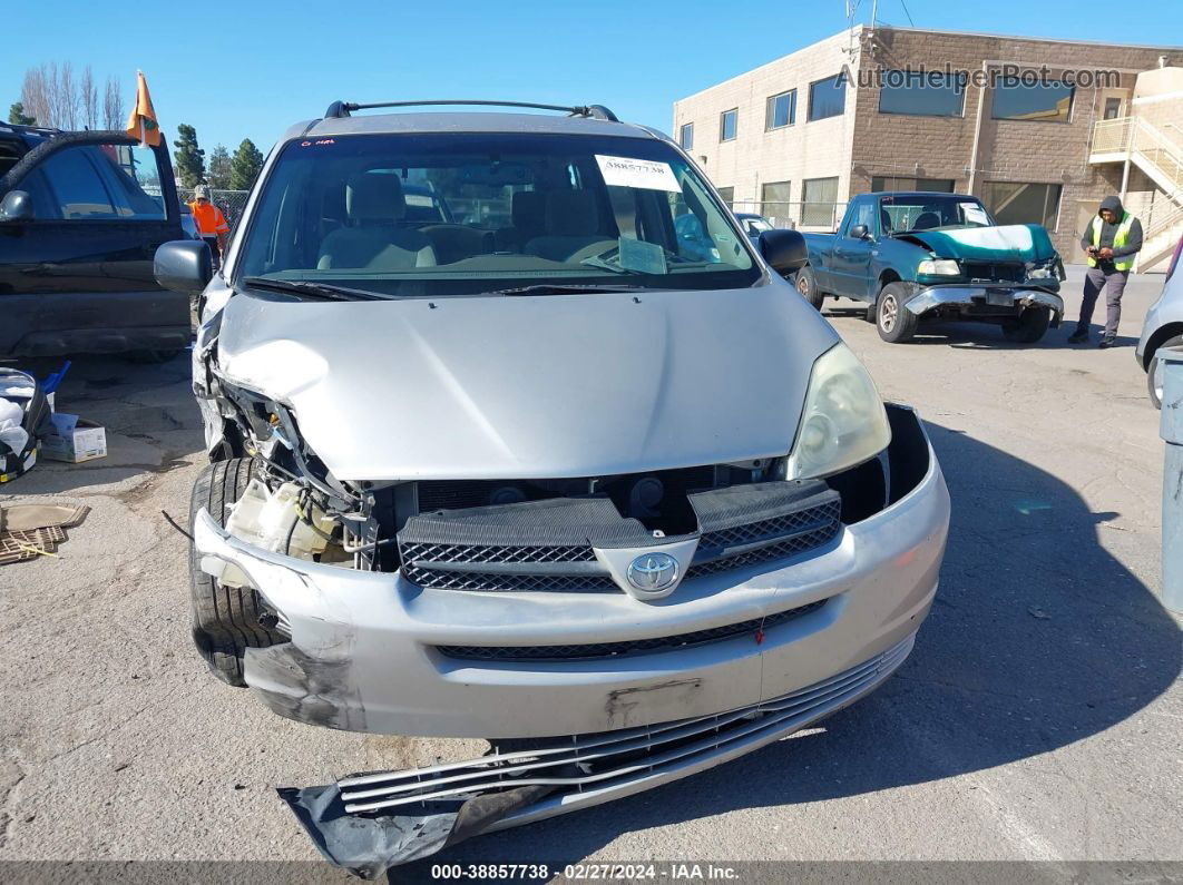 2004 Toyota Sienna Ce Silver vin: 5TDZA23C34S044230