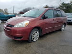 2004 Toyota Sienna Ce Red vin: 5TDZA23C34S168059