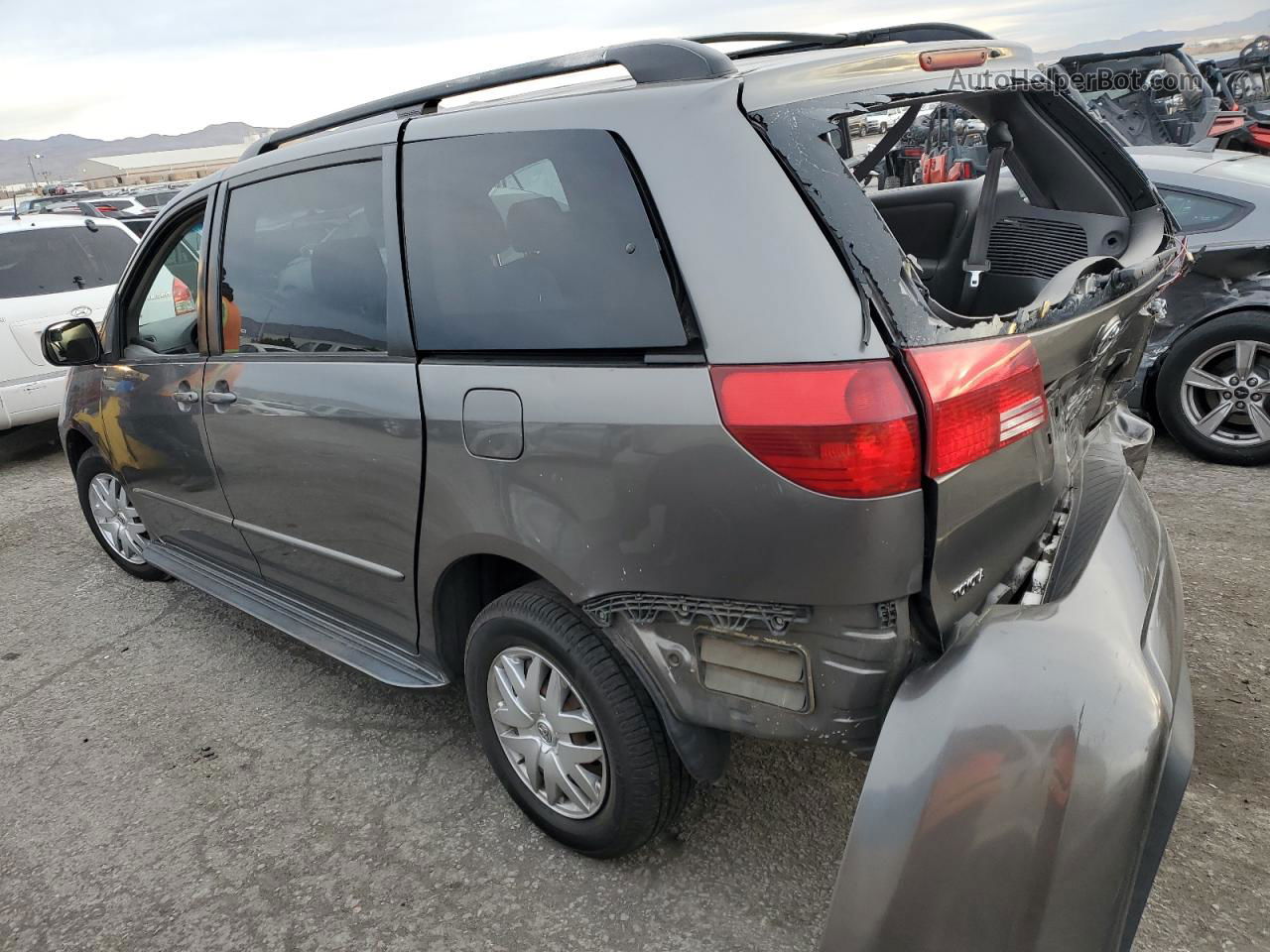 2004 Toyota Sienna Ce Серый vin: 5TDZA23C34S181572