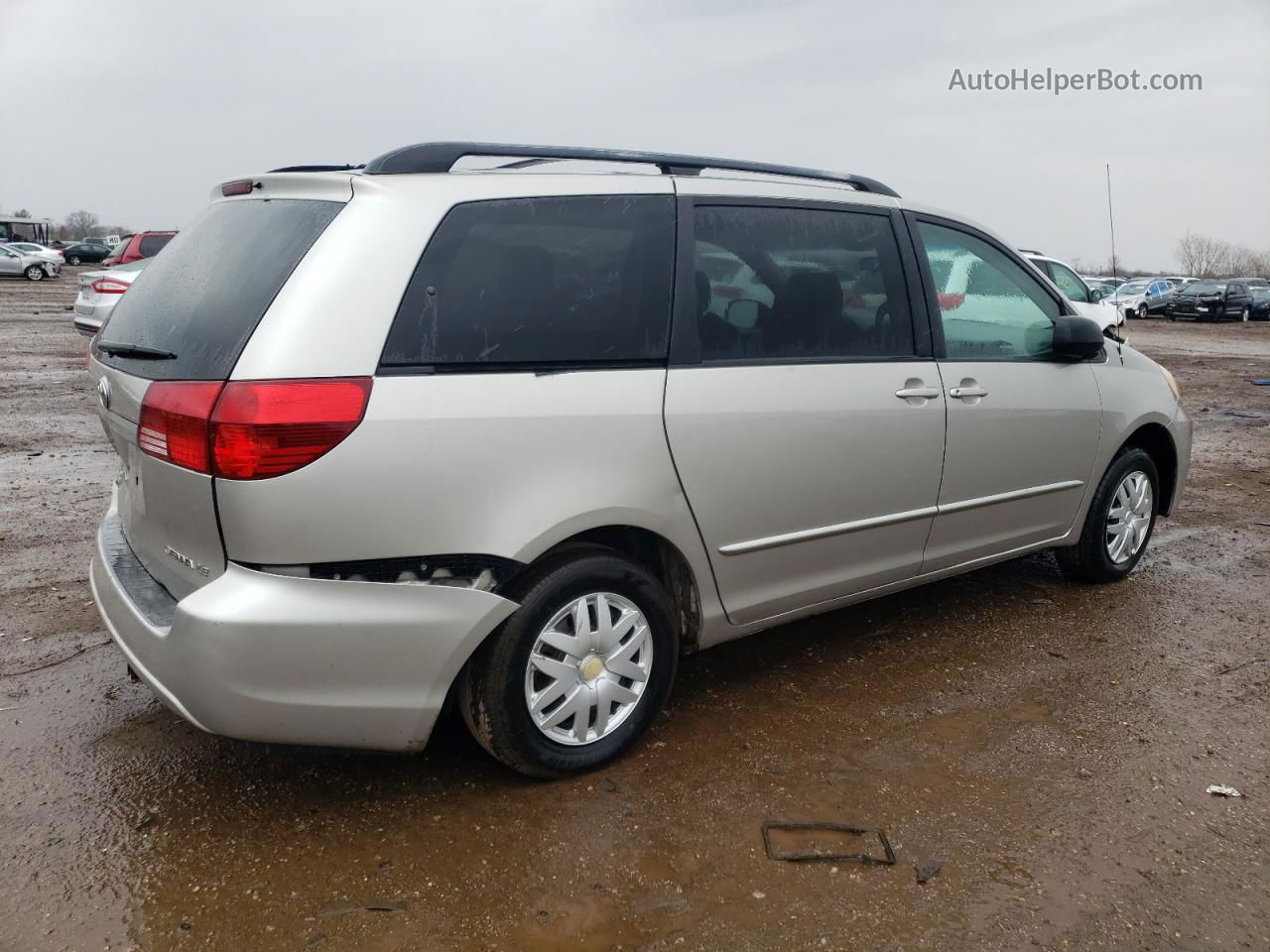 2005 Toyota Sienna Ce Silver vin: 5TDZA23C35S260824