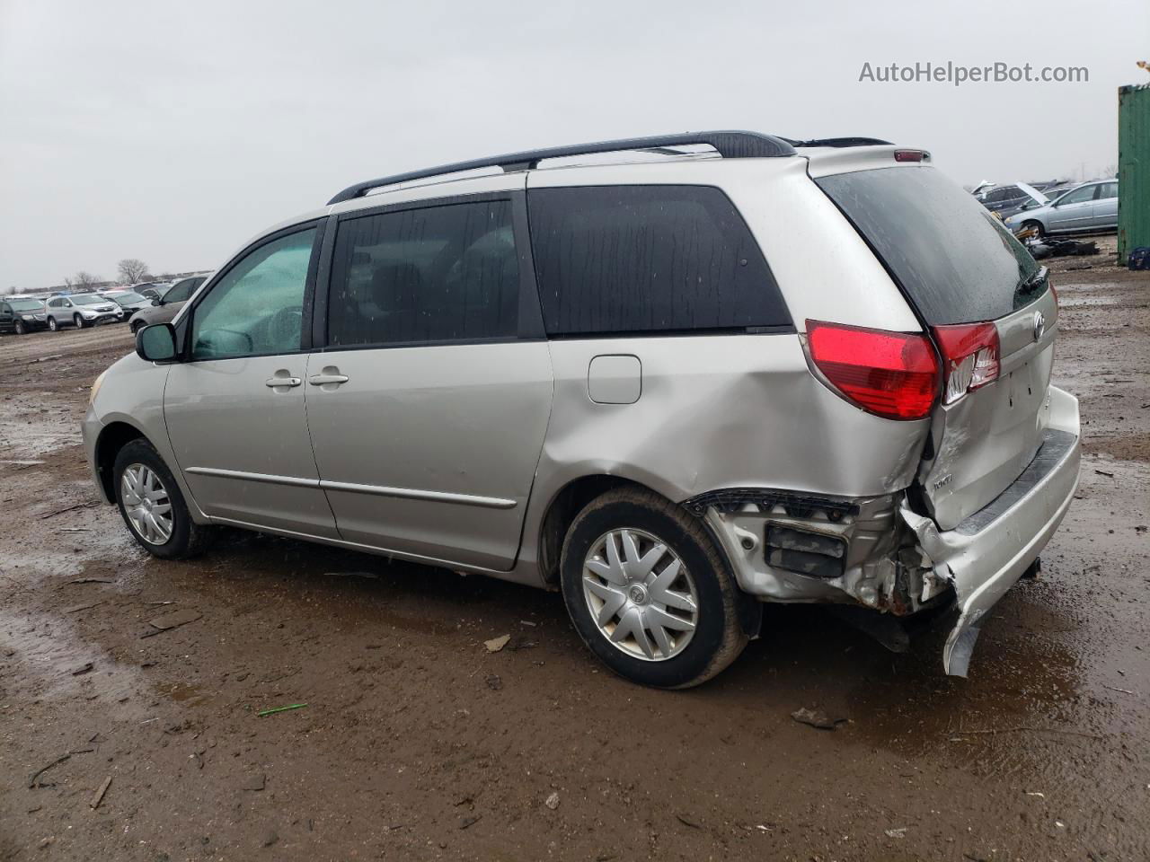 2005 Toyota Sienna Ce Silver vin: 5TDZA23C35S260824