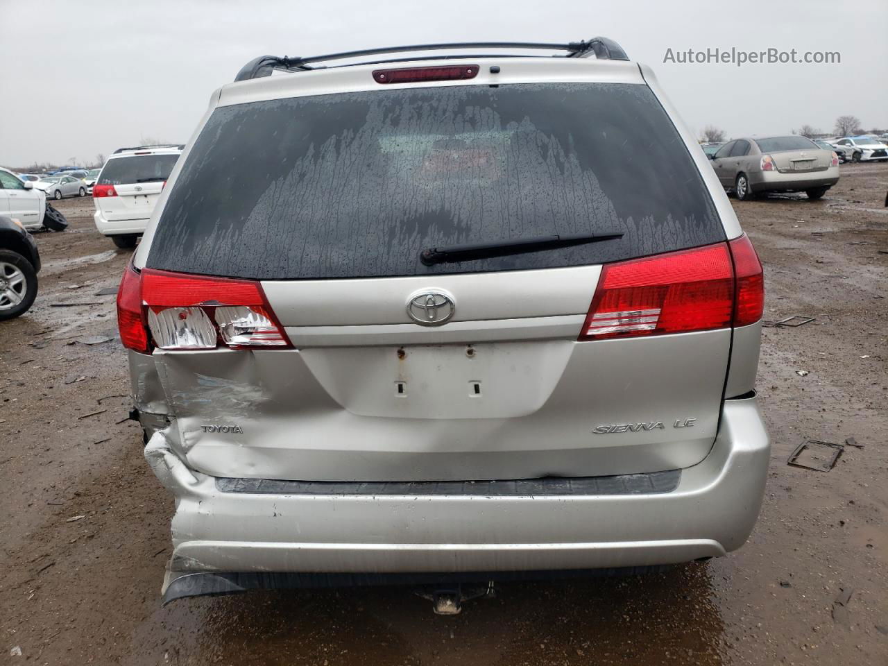 2005 Toyota Sienna Ce Silver vin: 5TDZA23C35S260824