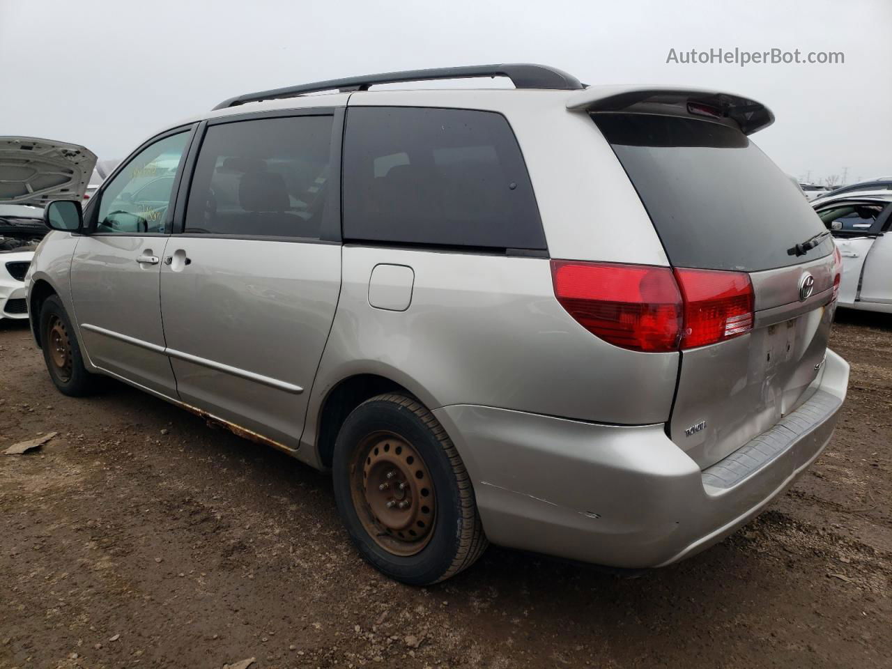 2005 Toyota Sienna Ce Серебряный vin: 5TDZA23C35S275355