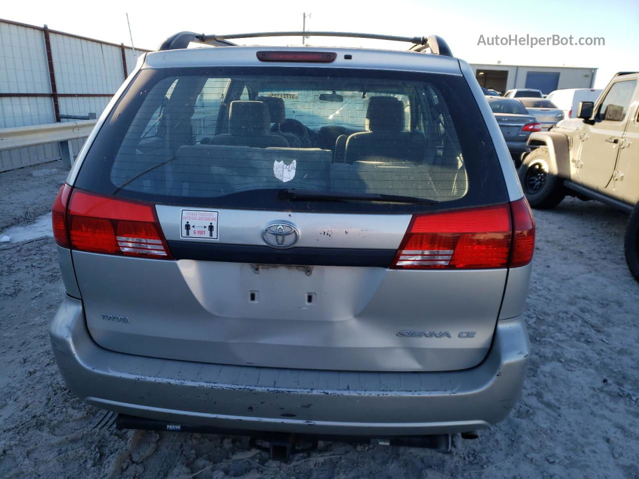 2004 Toyota Sienna Ce Silver vin: 5TDZA23C44S080072