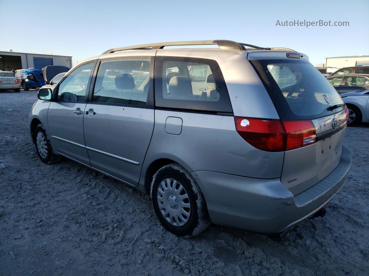 2004 Toyota Sienna Ce Silver vin: 5TDZA23C44S080072