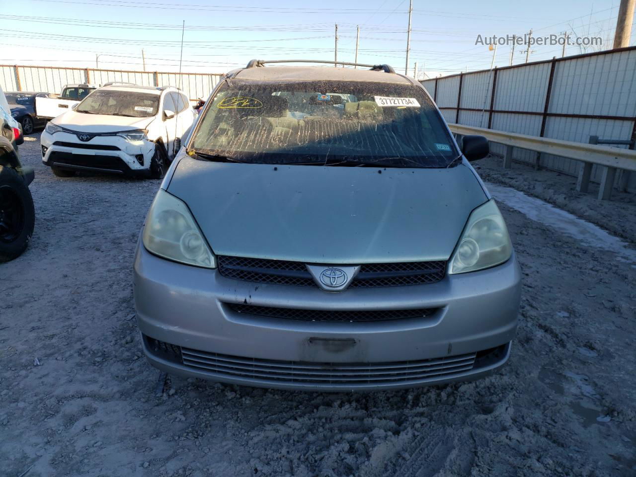 2004 Toyota Sienna Ce Серебряный vin: 5TDZA23C44S080072