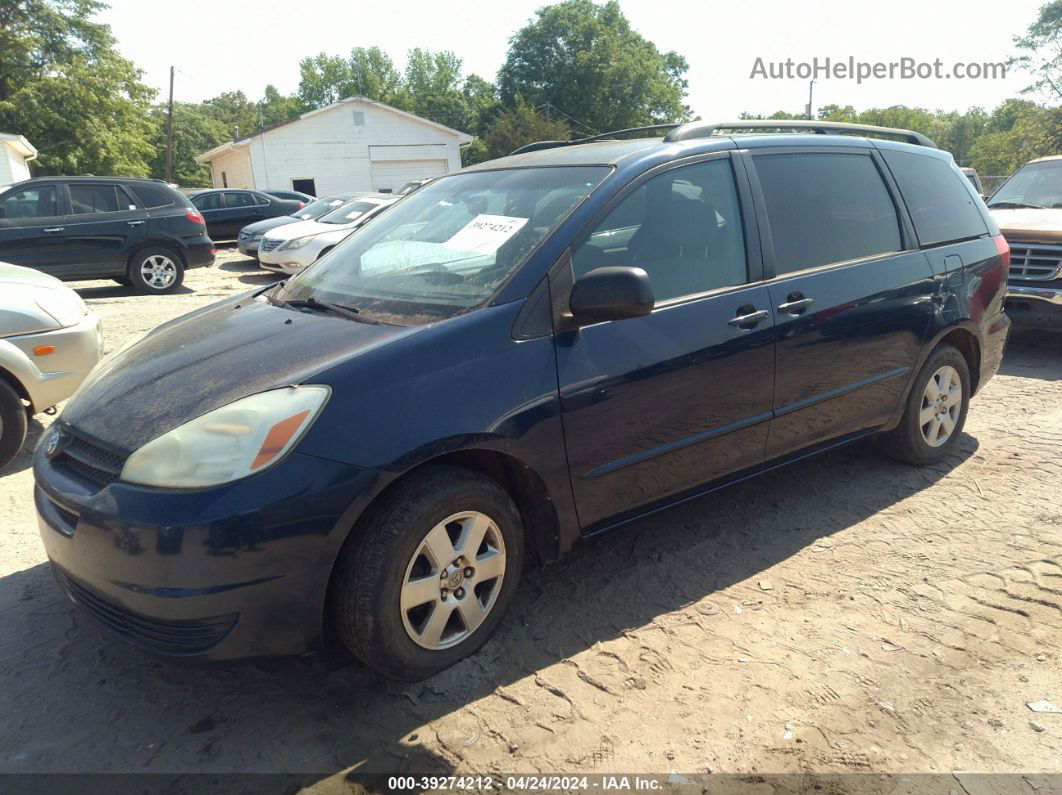 2004 Toyota Sienna Le Dark Blue vin: 5TDZA23C44S090696