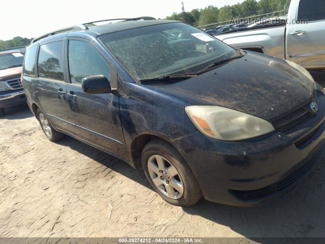 2004 Toyota Sienna Le Dark Blue vin: 5TDZA23C44S090696