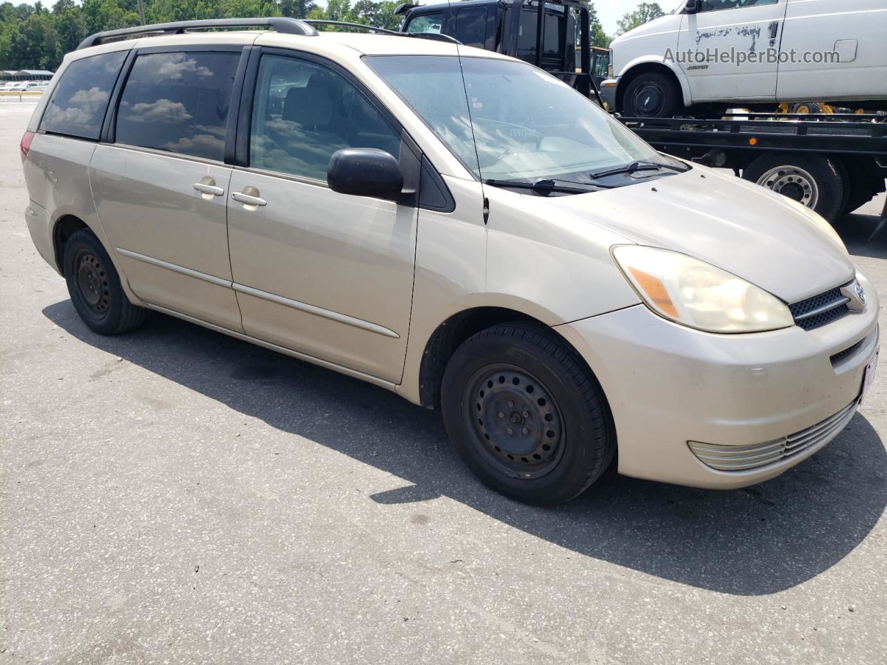 2004 Toyota Sienna Ce Золотой vin: 5TDZA23C44S161850