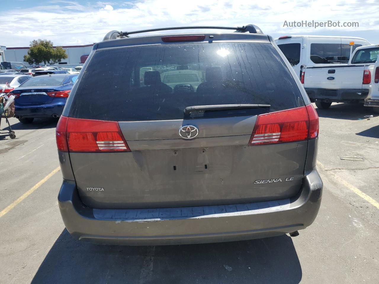 2005 Toyota Sienna Ce Gray vin: 5TDZA23C45S267412