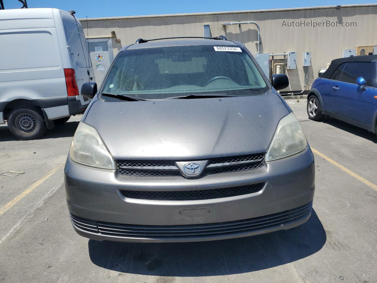 2005 Toyota Sienna Ce Gray vin: 5TDZA23C45S267412