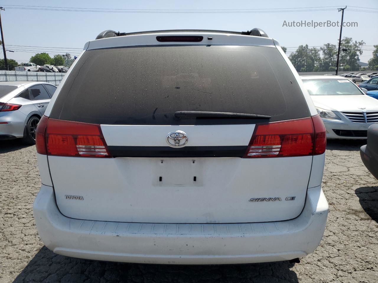 2005 Toyota Sienna Ce White vin: 5TDZA23C45S278975