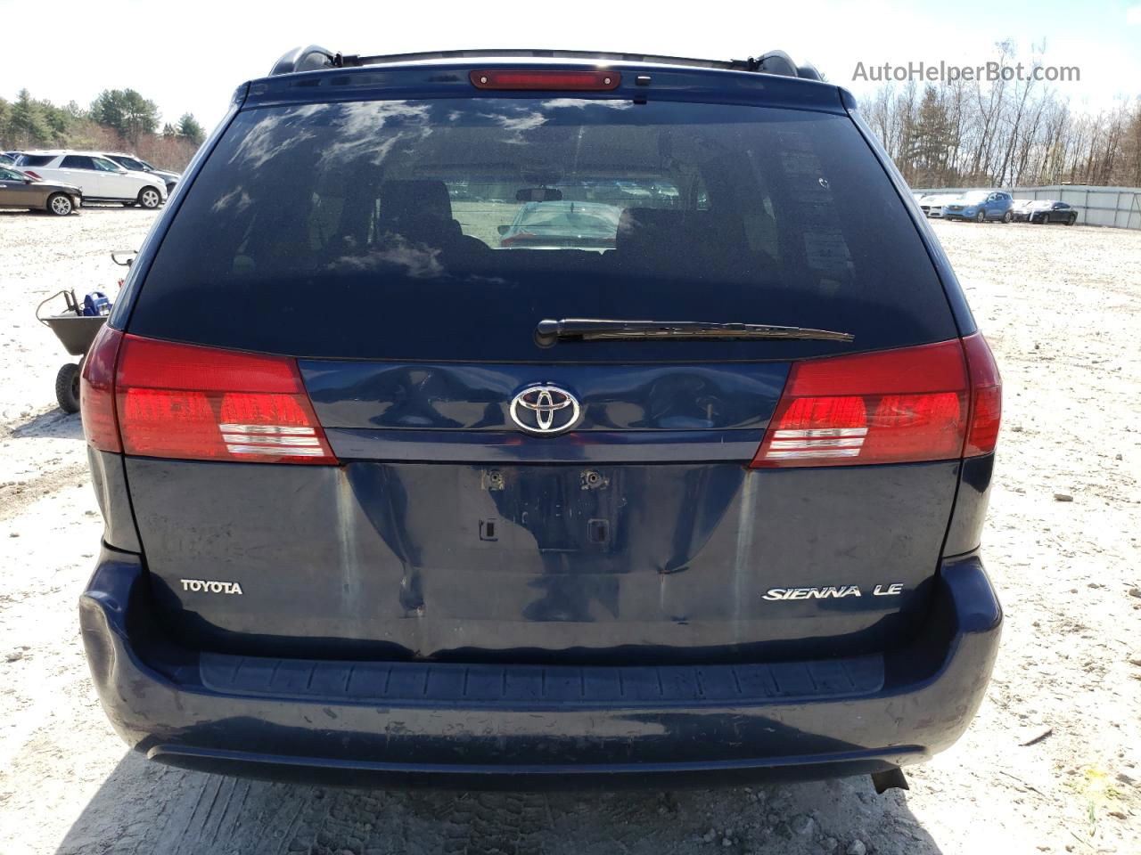 2005 Toyota Sienna Ce Blue vin: 5TDZA23C45S313594