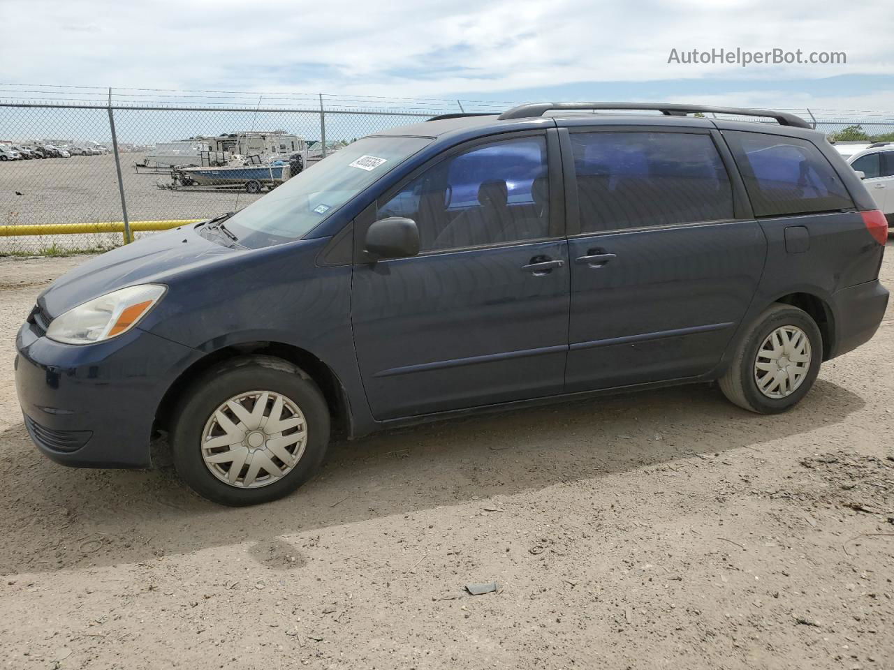 2004 Toyota Sienna Ce Blue vin: 5TDZA23C54S034783