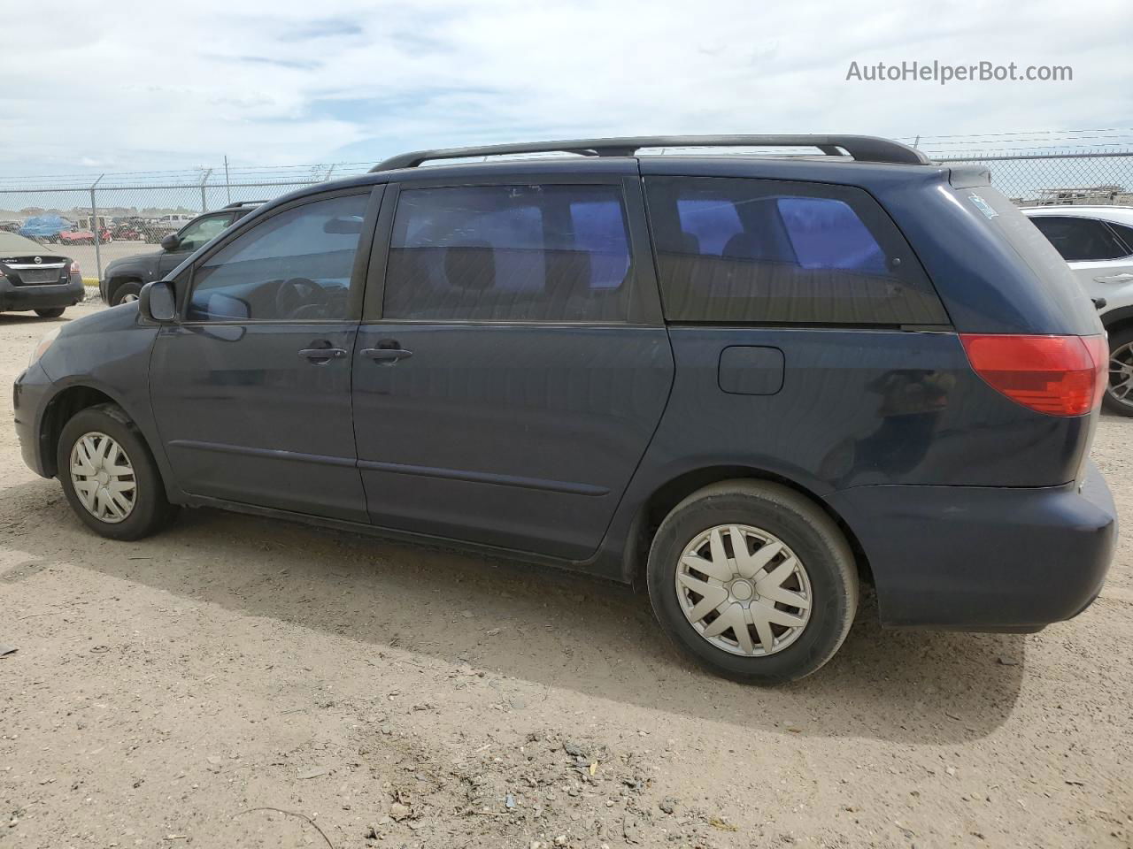 2004 Toyota Sienna Ce Blue vin: 5TDZA23C54S034783