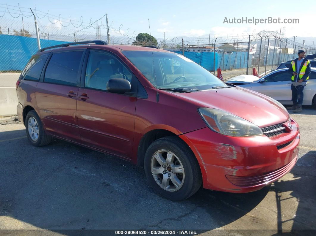 2004 Toyota Sienna Le Red vin: 5TDZA23C54S140344