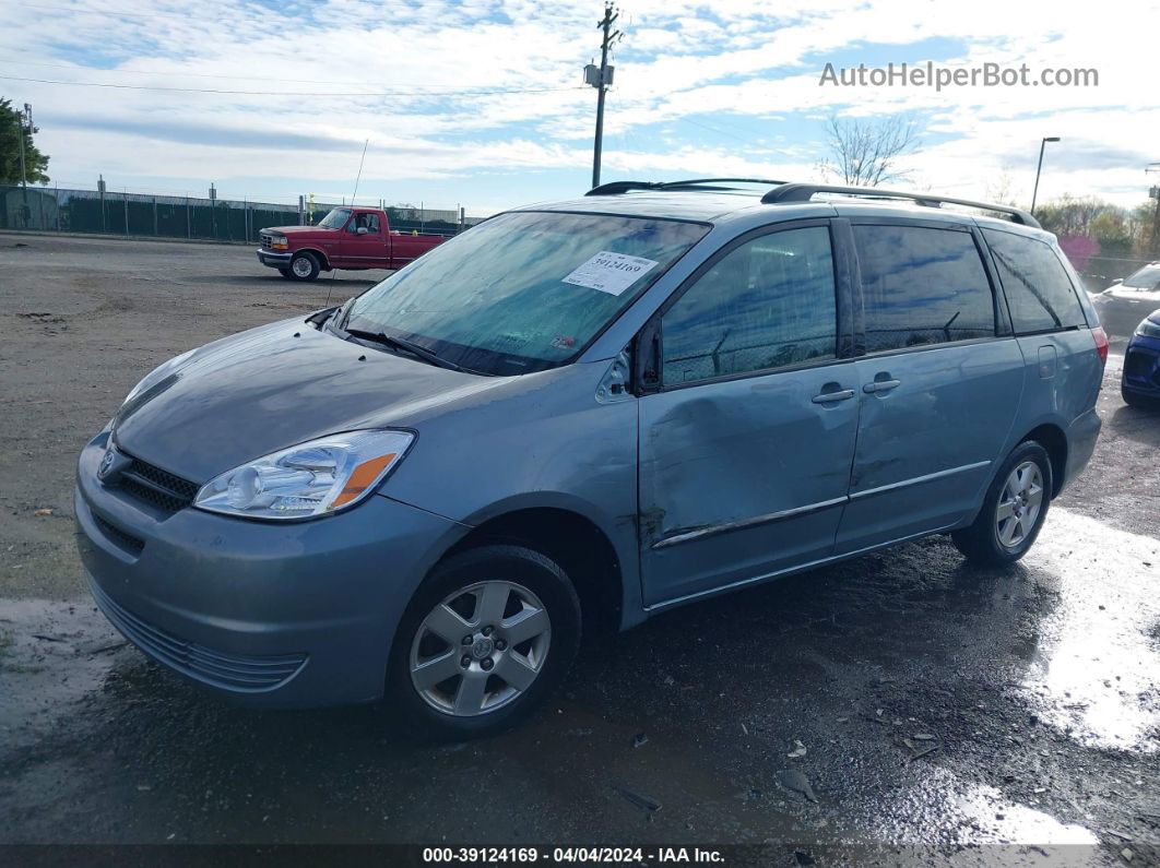 2004 Toyota Sienna Le Light Blue vin: 5TDZA23C54S172002