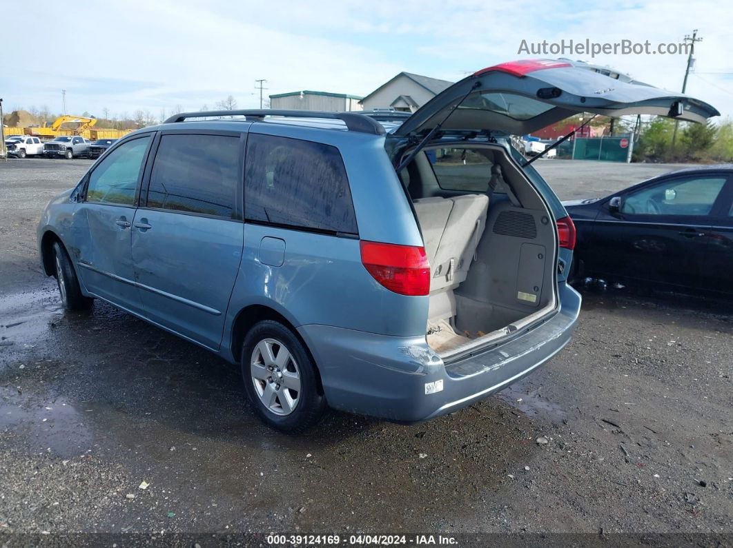 2004 Toyota Sienna Le Light Blue vin: 5TDZA23C54S172002