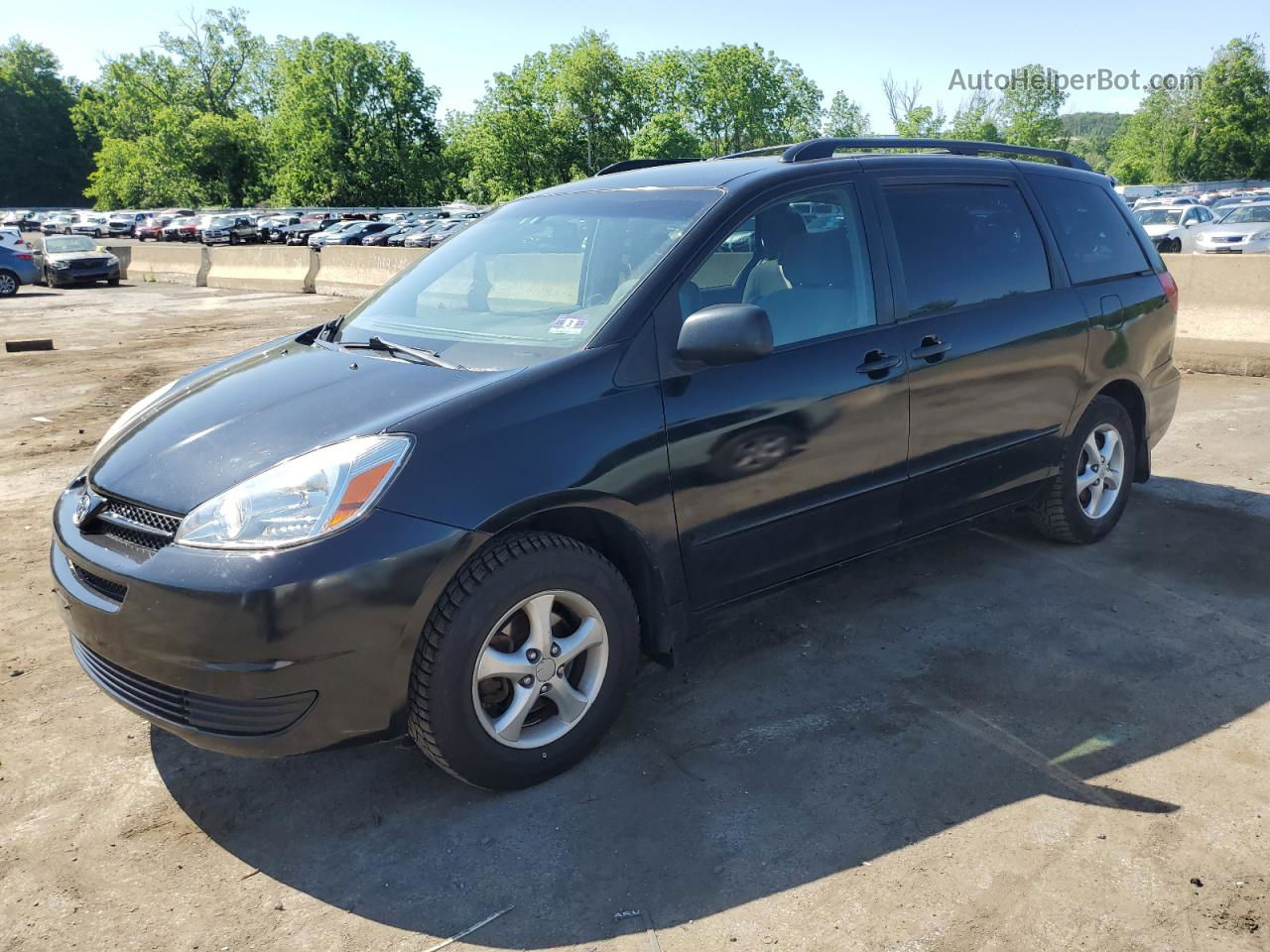 2004 Toyota Sienna Ce Черный vin: 5TDZA23C64S069414