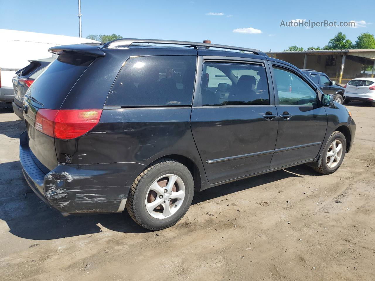 2004 Toyota Sienna Ce Черный vin: 5TDZA23C64S069414