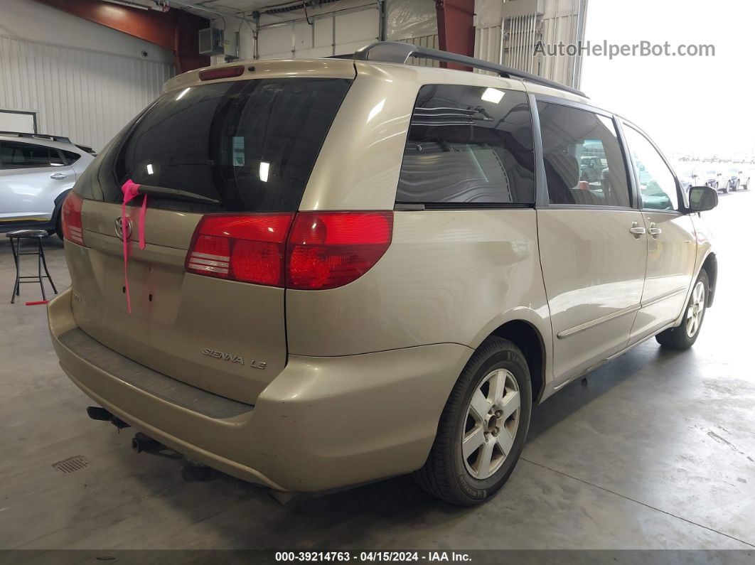 2004 Toyota Sienna Le Gold vin: 5TDZA23C64S099545