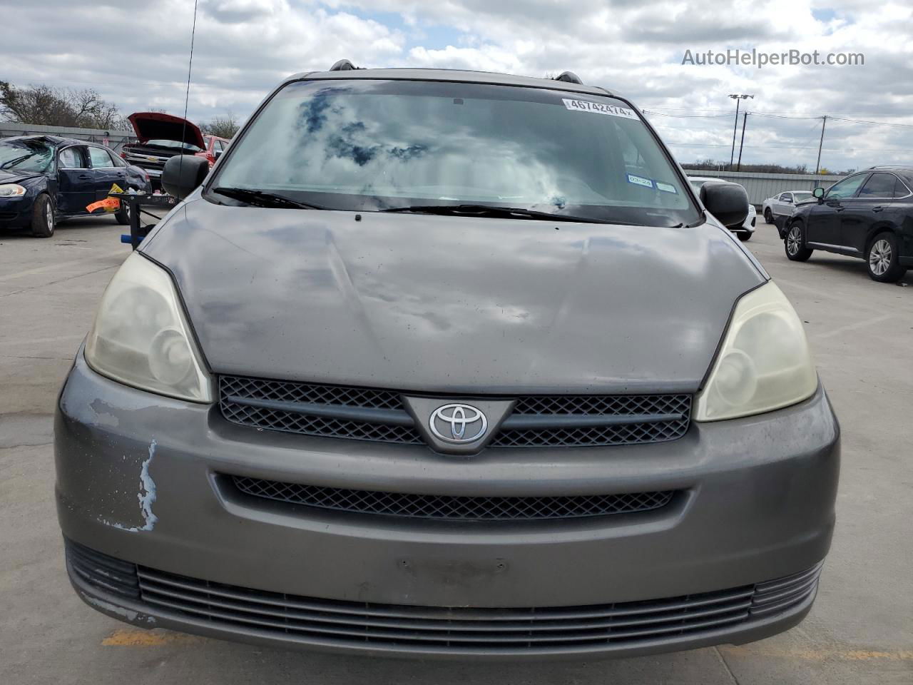 2005 Toyota Sienna Ce Gray vin: 5TDZA23C65S289637