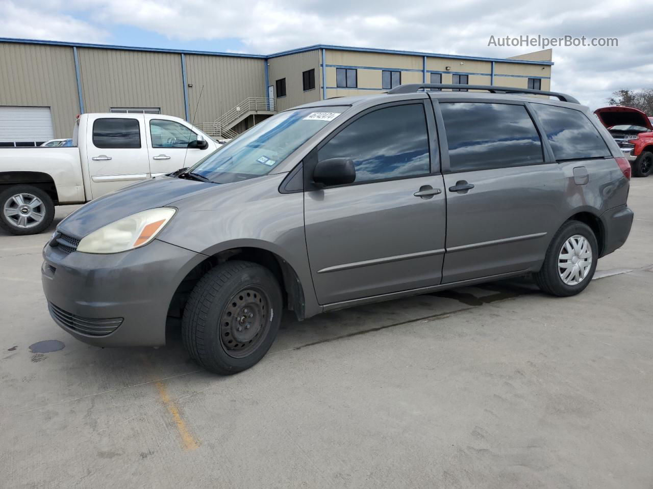 2005 Toyota Sienna Ce Gray vin: 5TDZA23C65S289637