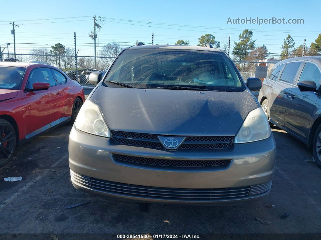 2005 Toyota Sienna Le Серый vin: 5TDZA23C65S302659