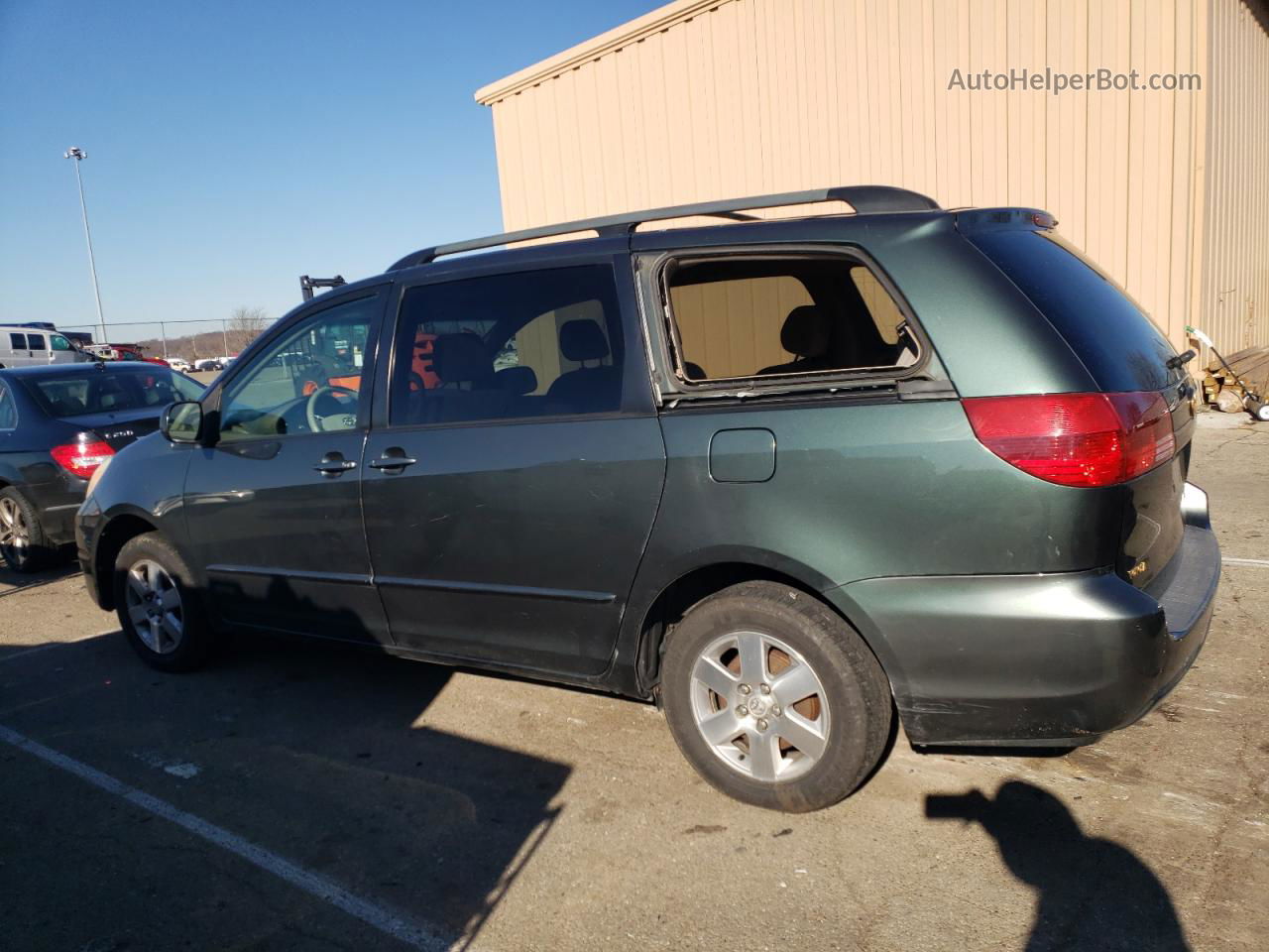 2004 Toyota Sienna Ce Green vin: 5TDZA23C74S125831