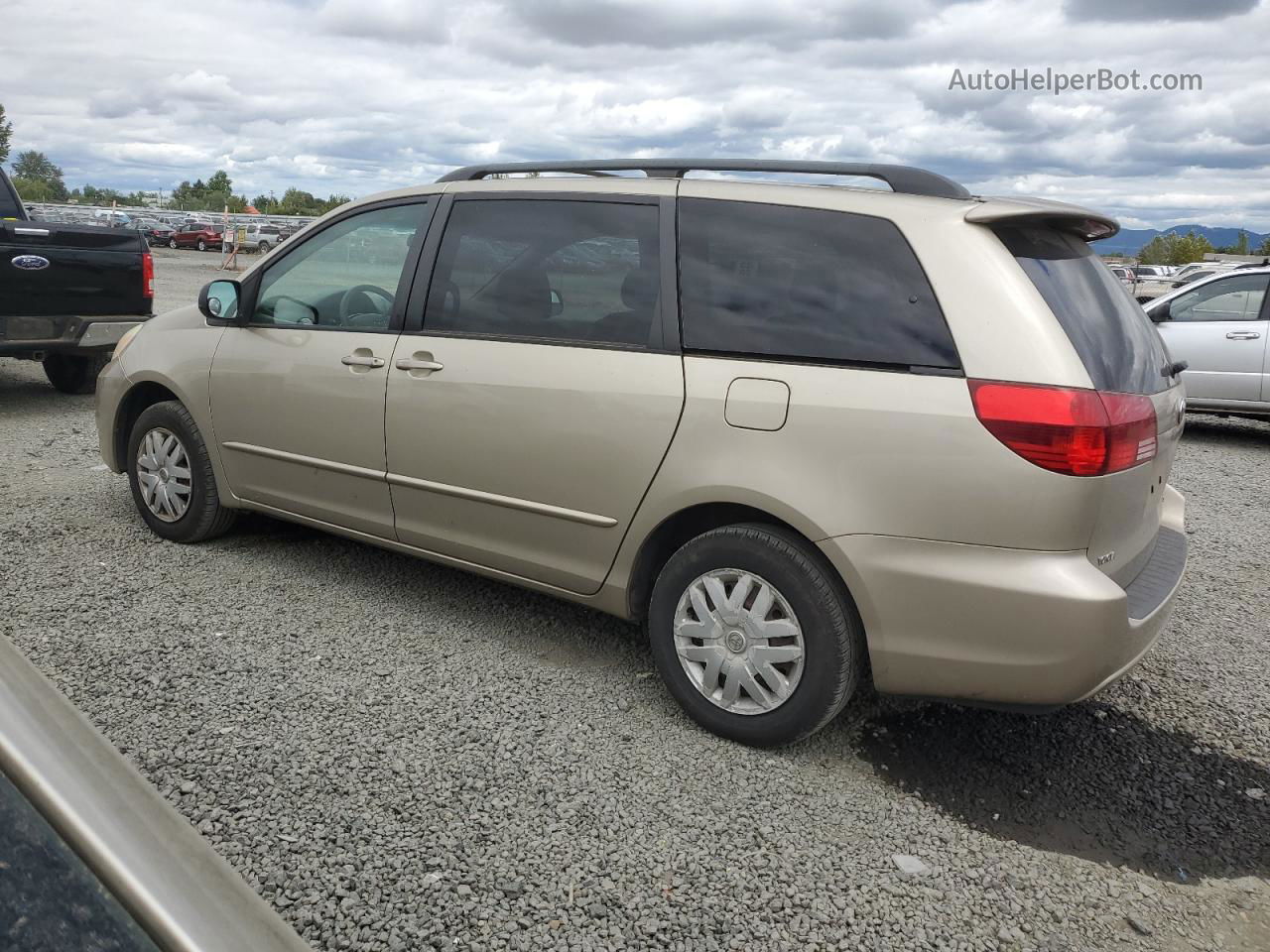 2004 Toyota Sienna Ce Tan vin: 5TDZA23C74S149966